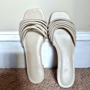Cream A New Day Women's Slide Sandals